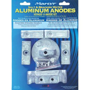 CMVERADO6KITA Aluminium Mercury Verado 6 Cylinder Anode Kit