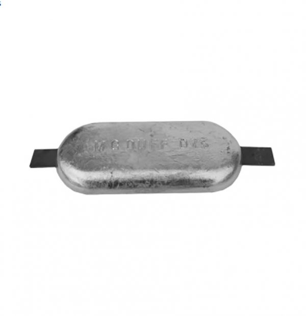 ZD73 9.2kg Zinc Weld On Hull Anode