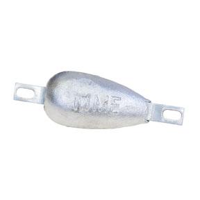 MME1ZBi / MME10ZB 1.3kg Zinc Pear Hull Anode