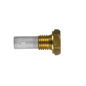 02013t AIFO-FTP Complete Zinc Pencil Anode with Brass Plug