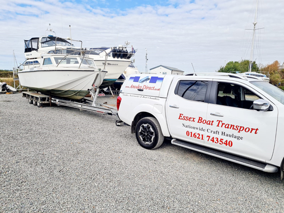 Essex Boat Transport customers boat