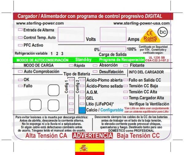 Spanish Label