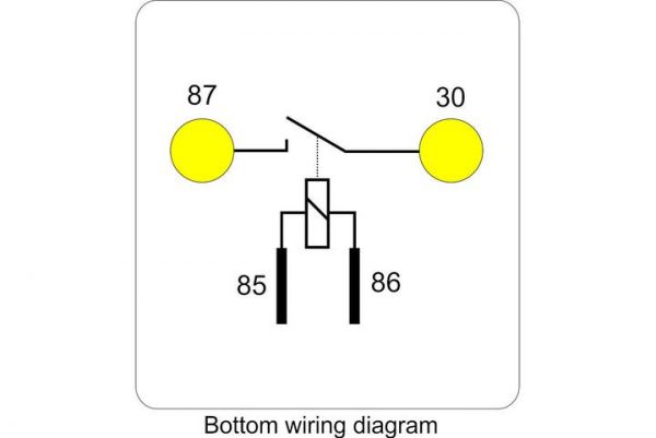 Conventional Ignition Fed Relays bottom wiring diagram